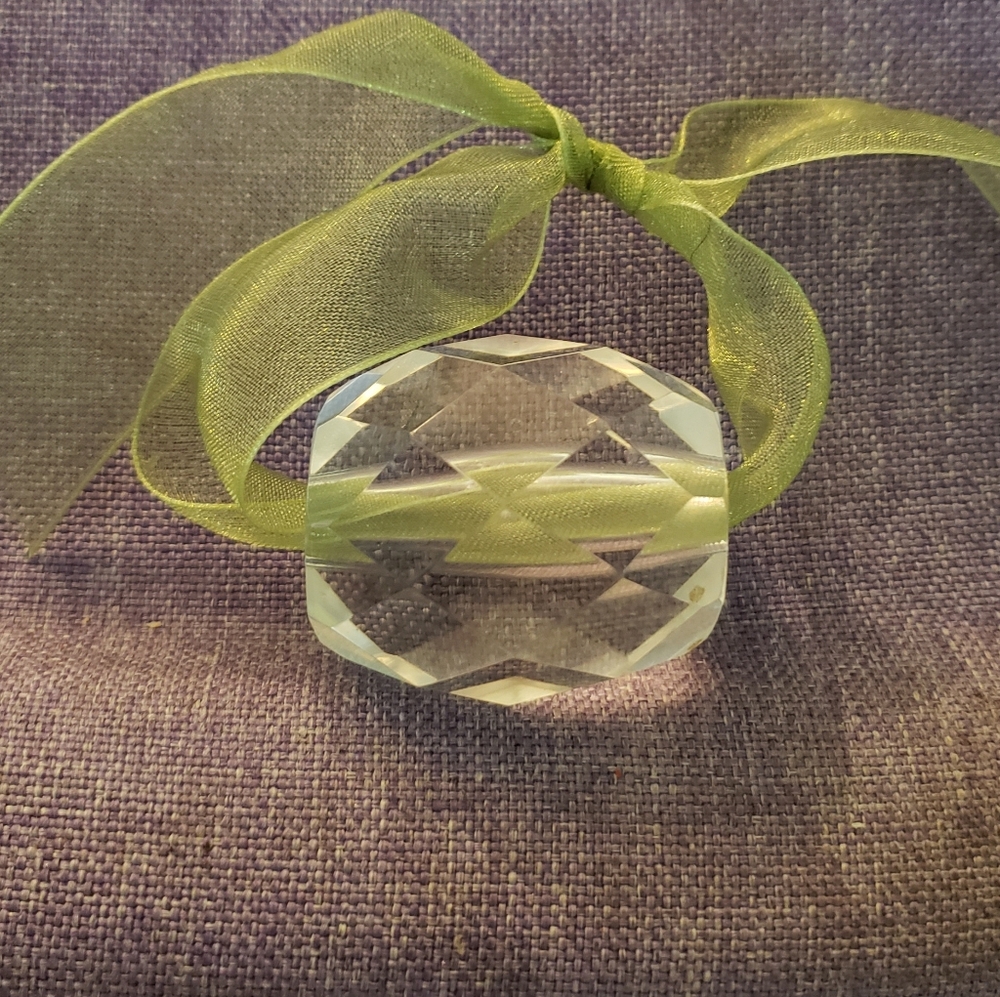 Crystal Orb For Shade/Curtain Etc., Vintage, Used, Solid